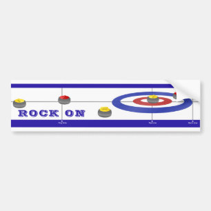 カーリング·ロック バンパーステッカー