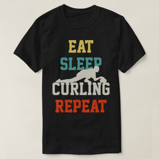 カーリング(27) Tシャツ (デザイン正面)