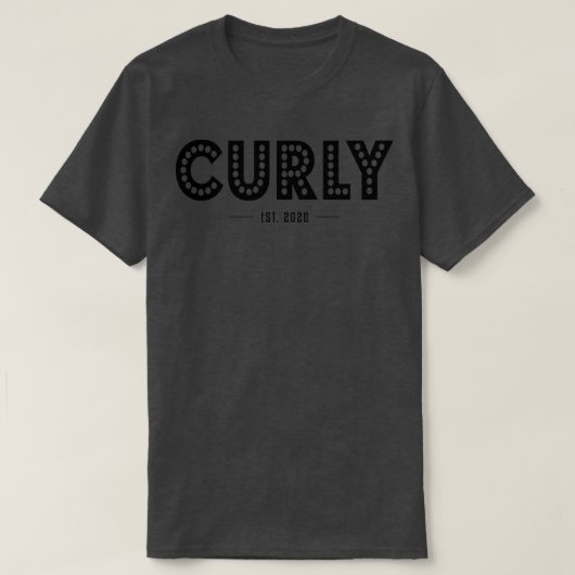 カーリーエスト2020ヘアスタイルガール Tシャツ (デザイン正面)