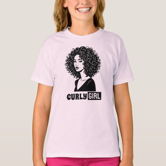 カーリーガール Tシャツ (正面)