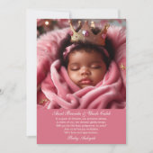 カーリークラウンチャーム- Godparent Proposed 招待状 (正面)