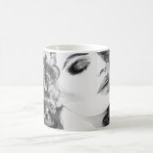 カーリーグレース：ファッション水カラー美しい コーヒーマグカップ (中央)