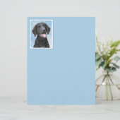 カーリーコーテッド絵画リトリエバー – Dog Art (スタンド正面)