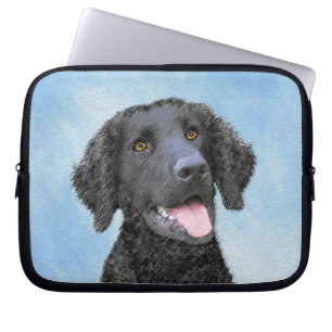 カーリーコーテッド絵画リトリエバー – Dog Art ラップトップスリーブ
