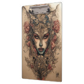 「カーリープリンセスの女性のクリップボード」 クリップボード (左)