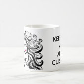 カーリーヘアー コーヒーマグカップ (中央)
