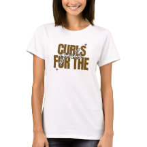 カーリーヘア愛を込めて "Curls for the Girl" Tシャツ