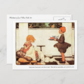 カーリーロック子供部屋韻 ポストカード (正面/裏面)