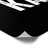 カーリー名パーソナライズされた誕生日ギフト ポスター (角)