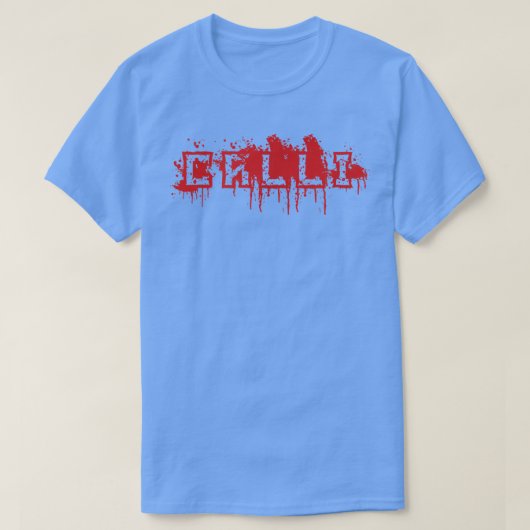 カーリ名ハロウィーンの衣装パーソナライズされた9 Tシャツ (デザイン正面)