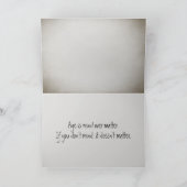 カールされたバーンフォト誕生日 カード (内部)