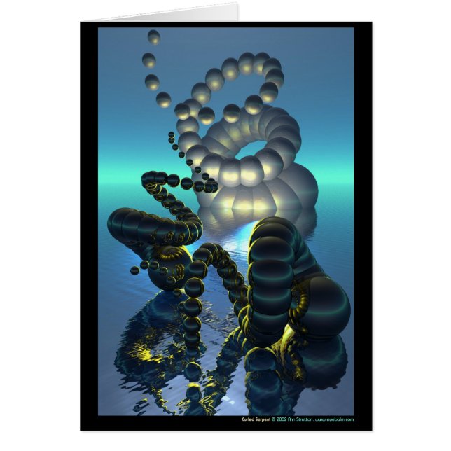 カールされた蛇 (正面)