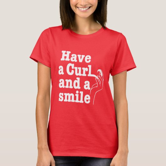カールとスマイルTシャツがある Tシャツ (正面)