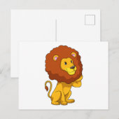 カールとライオン ポストカード (正面/裏面)