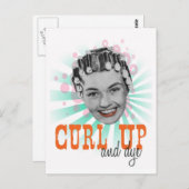 カールと染めポストカード ポストカード (正面/裏面)