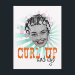 カールと染めポストカード ポストカード<br><div class="desc">あなたのサロンクライアントとのtouchに滞在するために最適な，友人に送信，またはグラフィックアートの小さな部分として表示。</div>