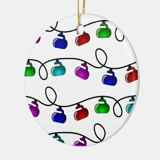 カールのクリスマスの照明のオーナメント セラミックオーナメント (左)