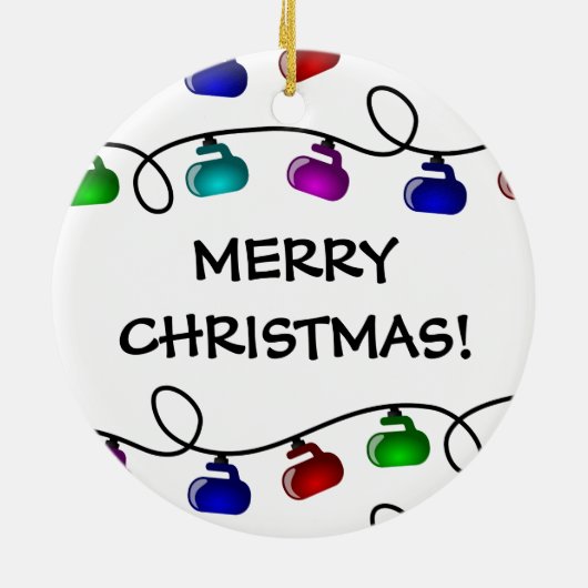 カールのクリスマスの照明のオーナメント セラミックオーナメント (裏面)