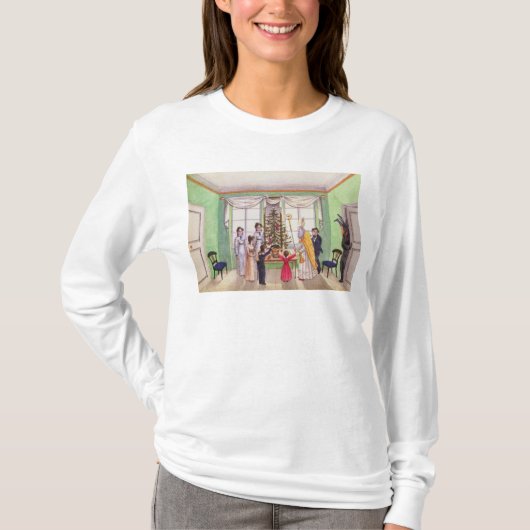 カールのジャーナルからのKrampusそしてセントニコラス Tシャツ (正面)