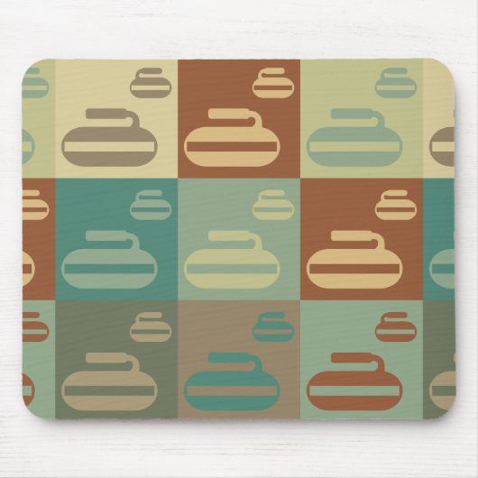 カールのポップアート マウスパッド (正面)