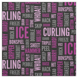 カールの専門語の生地-紫色および黒いサングリエ ファブリック