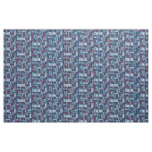 カールの専門語の生地-赤、白および青 ファブリック (ヤード)