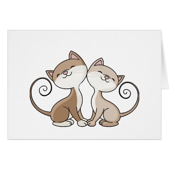 カールの尾を搭載するBFFの猫ちゃん (正面横)