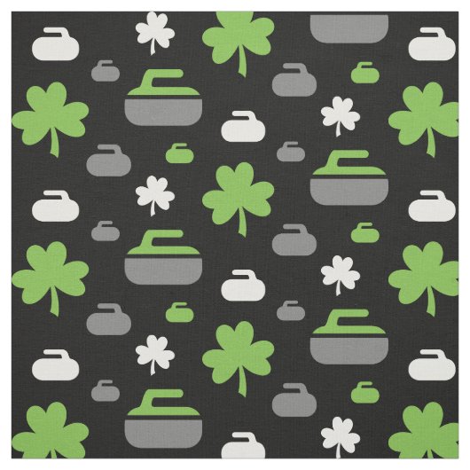 カールの石およびシャムロックの生地 ファブリック (見本)