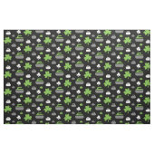 カールの石およびシャムロックの生地 ファブリック (ファットクウォーター)