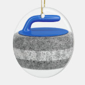 カールの石の側面図 セラミックオーナメント (左)