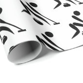 カールのCurlerの石造りの石のほうき ラッピングペーパー (ロールコーナー)