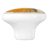 カールめい赤いキツネセラミック引き出しドアプル セラミックノブ (側面)