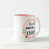 カールをtouchしない ツートーンマグカップ (正面右)