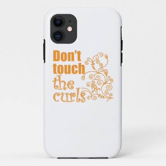 カールをTouchするな! Case-Mate iPhoneケース (裏面)