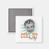 カールアップ及び色素磁石 マグネット (正面/裏面)