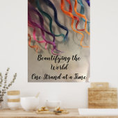 カールカラフル ポスター (キッチン)