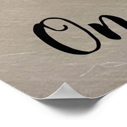 カールカラフル ポスター (角)