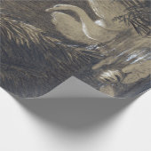 カールグスタフCarusリード間の白鳥 ラッピングペーパー (角)