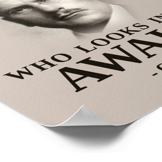 カールジュン感動的引用文 ポスター (角)