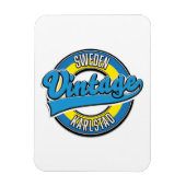 カールスタッドスウェーデンヴィンテージスタイルロゴ マグネット (縦)