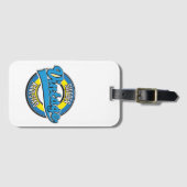 カールスタッドスウェーデンヴィンテージスタイルロゴ ラゲッジタグ (正面横)