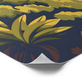 カールスバッドカリフォルニアサンディエゴビーチヴィンテージ ポスター (角)