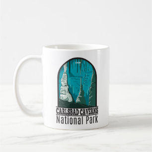 カールスバッドカヴェンズ国立公園ヴィンテージ コーヒーマグカップ