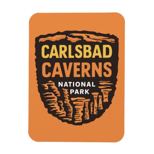 カールスバッドカーバーンズ国立公園ニューメキシコ マグネット (縦)