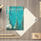 カールスバッドカーヴァンス国立公園ヴィンテージはがき ポストカード