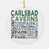 カールスバッドカーヴァンス国立公園 セラミックオーナメント (裏面)