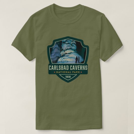 カールスバッドカーヴァンス国立公園 Tシャツ (デザイン正面)