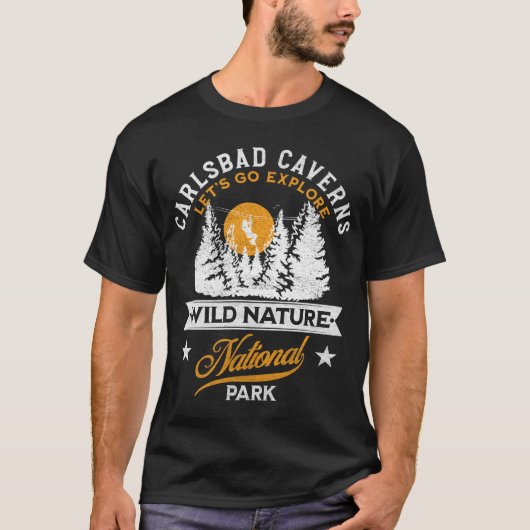 カールスバッドカーヴァンス国立公園 Tシャツ (正面)