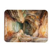 カールスバッドカーヴェンズナショナルパークウォーター絵画カラーズ マグネット (横)