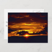 カールスバッドカーヴェンズナショナルパークサンセット ポストカード (正面/裏面)